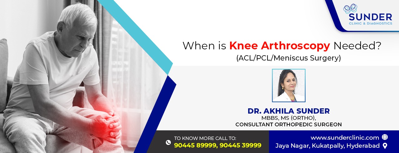 Dr. Akhila Sunder | Knee Arthroscopic Surgeon in Kukatpally